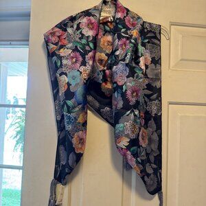 Johnny Was 44x44 Silk Scarf